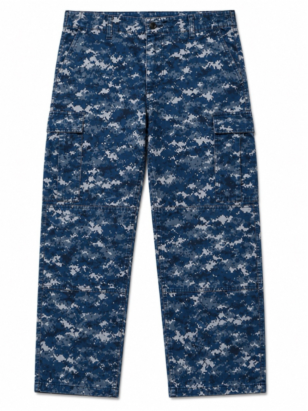 US Navy NWU Type I Pants Mens 40x32 Blue Camo Tactical Uniform Cargo